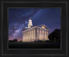 Load image into Gallery viewer, Nauvoo Celestial Open Edition Canvas / 11 X 14 Black Frame Art
