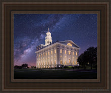 Load image into Gallery viewer, Nauvoo Celestial Open Edition Canvas / 11 X 14 Brown Frame Art
