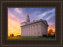 Load image into Gallery viewer, Nauvoo City Beautiful Open Edition Canvas / 12 X 18 Brown Frame Art
