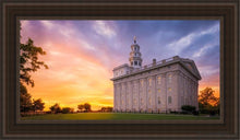 Load image into Gallery viewer, Nauvoo City Beautiful Open Edition Canvas / 15 X 30 Brown Frame Art
