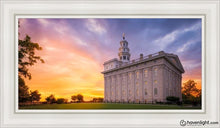 Load image into Gallery viewer, Nauvoo City Beautiful Open Edition Canvas / 15 X 30 White Frame Art
