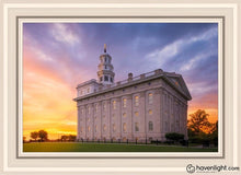 Load image into Gallery viewer, Nauvoo City Beautiful Open Edition Canvas / 20 X 30 White Frame Art
