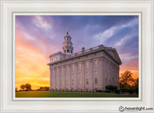 Load image into Gallery viewer, Nauvoo City Beautiful Open Edition Canvas / 24 X 36 White Frame Art
