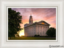 Load image into Gallery viewer, Nauvoo Late Sunset Open Edition Canvas / 12 X 18 White Frame Art
