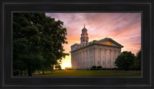 Load image into Gallery viewer, Nauvoo Late Sunset Open Edition Canvas / 15 X 30 Black Frame Art
