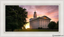 Load image into Gallery viewer, Nauvoo Late Sunset Open Edition Canvas / 15 X 30 White Frame Art
