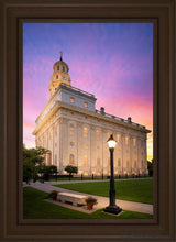 Load image into Gallery viewer, Nauvoo Pathway Open Edition Canvas / 20 X 30 Brown Frame Art
