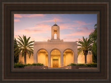 Load image into Gallery viewer, Newport Beach - Be Still My Soul Open Edition Canvas / 12 X 18 Brown Frame Art
