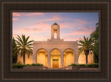 Load image into Gallery viewer, Newport Beach - Be Still My Soul Open Edition Canvas / 14 X 21 Brown Frame Art
