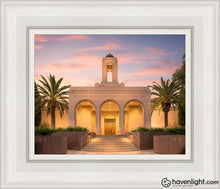 Load image into Gallery viewer, Newport Beach - Be Still My Soul Open Edition Canvas / 8 X 10 White Frame Art
