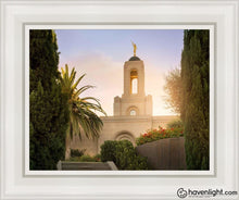 Load image into Gallery viewer, Newport Beach Teach Me To Walk In The Light Open Edition Canvas / 11 X 14 White Frame Art
