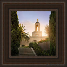 Load image into Gallery viewer, Newport Beach Teach Me To Walk In The Light Open Edition Canvas / 12 X Brown Frame Art
