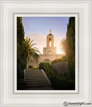 Load image into Gallery viewer, Newport Beach Teach Me To Walk In The Light Open Edition Canvas / 8 X 10 White Frame Art
