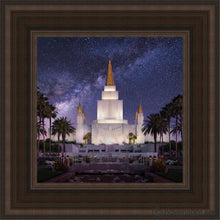 Load image into Gallery viewer, Oakland Celestial Open Edition Canvas / 12 X Brown Frame Art

