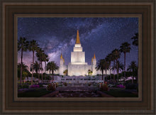 Load image into Gallery viewer, Oakland Celestial Open Edition Canvas / 14 X 21 Brown Frame Art
