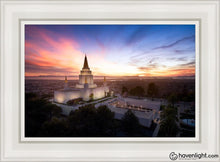 Load image into Gallery viewer, Oakland From On High Open Edition Canvas / 14 X 21 White Frame Art
