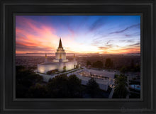 Load image into Gallery viewer, Oakland From On High Open Edition Canvas / 24 X 36 Black Frame Art
