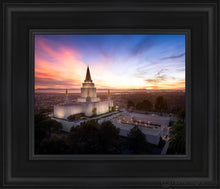 Load image into Gallery viewer, Oakland From On High Open Edition Canvas / 8 X 10 Black Frame Art
