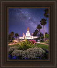 Load image into Gallery viewer, Oakland Starry Eyed Open Edition Canvas / 11 X 14 Brown Frame Art
