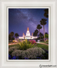 Load image into Gallery viewer, Oakland Starry Eyed Open Edition Canvas / 11 X 14 White Frame Art
