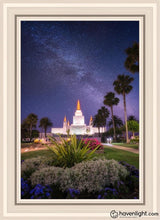 Load image into Gallery viewer, Oakland Starry Eyed Open Edition Canvas / 20 X 30 White Frame Art
