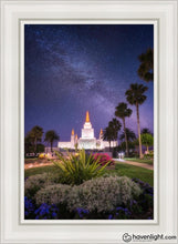 Load image into Gallery viewer, Oakland Starry Eyed Open Edition Canvas / 24 X 36 White Frame Art
