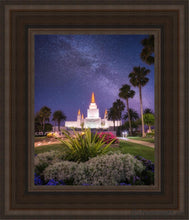 Load image into Gallery viewer, Oakland Starry Eyed Open Edition Canvas / 8 X 10 Brown Frame Art
