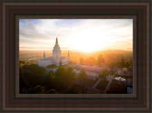 Load image into Gallery viewer, Oakland Sunburst Open Edition Canvas / 12 X 18 Brown Frame Art
