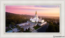 Load image into Gallery viewer, Oakland Sunset From On High Open Edition Canvas / 15 X 30 White Frame Art
