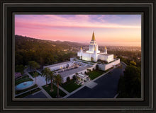 Load image into Gallery viewer, Oakland Sunset From On High Open Edition Canvas / 20 X 30 Black Frame Art
