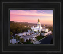 Load image into Gallery viewer, Oakland Sunset From On High Open Edition Canvas / 8 X 10 Black Frame Art
