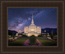Load image into Gallery viewer, Ogden Celestial Open Edition Canvas / 11 X 14 Brown Frame Art
