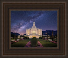 Load image into Gallery viewer, Ogden Celestial Open Edition Canvas / 8 X 10 Brown Frame Art

