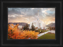 Load image into Gallery viewer, Ogden Fall Open Edition Canvas / 12 X 18 Black Frame Art

