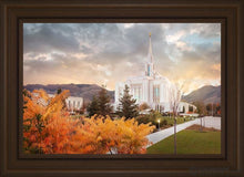Load image into Gallery viewer, Ogden Fall Open Edition Canvas / 20 X 30 Brown Frame Art
