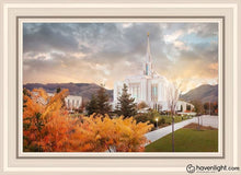 Load image into Gallery viewer, Ogden Fall Open Edition Canvas / 20 X 30 White Frame Art
