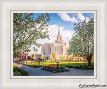 Load image into Gallery viewer, Ogden Grounds Open Edition Canvas / 11 X 14 White Frame Art

