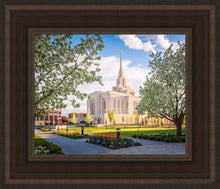 Load image into Gallery viewer, Ogden Grounds Open Edition Canvas / 8 X 10 Brown Frame Art
