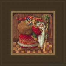 Load image into Gallery viewer, Olde World Santa Open Edition Canvas / 12 X Frame G 18.75 Art
