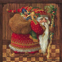 Load image into Gallery viewer, Olde World Santa Open Edition Canvas / 12 X Rolled Art

