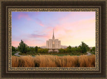 Load image into Gallery viewer, Oquirrh Grassy Morning Open Edition Canvas / 36 X 24 Frame M 33 3/4 45 Art

