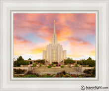 Load image into Gallery viewer, Oquirrh Mountain Unending Love Amazing Grace Open Edition Canvas / 11 X 14 White Frame Art
