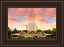 Load image into Gallery viewer, Oquirrh Mountain Unending Love Amazing Grace Open Edition Canvas / 12 X 18 Brown Frame Art
