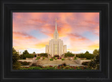 Load image into Gallery viewer, Oquirrh Mountain Unending Love Amazing Grace Open Edition Canvas / 14 X 21 Black Frame Art
