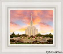 Load image into Gallery viewer, Oquirrh Mountain Unending Love Amazing Grace Open Edition Canvas / 8 X 10 White Frame Art
