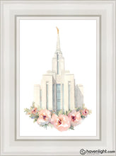 Load image into Gallery viewer, Oquirrh Mountain Watercolor Open Edition Canvas / 12 X 18 White Frame Art
