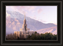 Load image into Gallery viewer, Payson And Snowy Timpanogos Open Edition Canvas / 20 X 30 Black Frame Art
