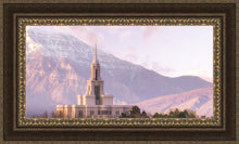 Load image into Gallery viewer, Payson And Snowy Timpanogos Open Edition Canvas / 36 X 18 Frame M 27 3/4 45 Art
