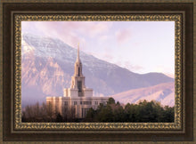 Load image into Gallery viewer, Payson And Snowy Timpanogos Open Edition Canvas / 36 X 24 Frame M 33 3/4 45 Art

