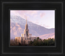 Load image into Gallery viewer, Payson And Snowy Timpanogos Open Edition Canvas / 8 X 10 Black Frame Art

